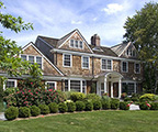 Shingle style home renovation and addition by Felhandler Steeneken Architects